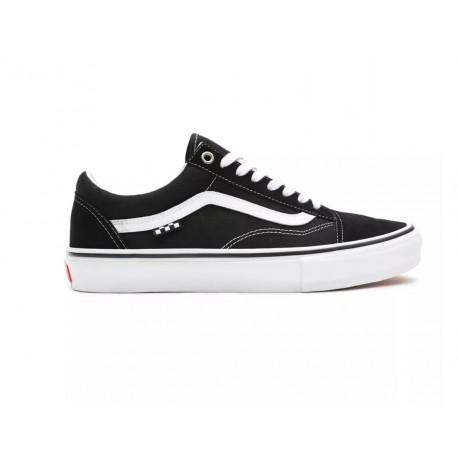 CHAUSSURES VANS OLD SKOOL SKATE - BLACK WHITE