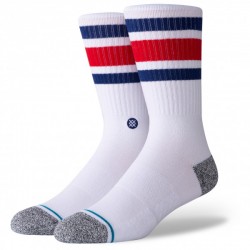 CHAUSSETTES STANCE BOYD ST - WHITE BLUE RED