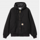 VESTE CARHARTT WIP OG ACTIVE JACKET - BLACK AGED CANVAS