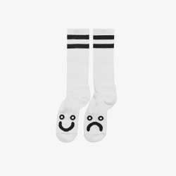 CHAUSSETTES POLAR HAPPY SAD - WHITE