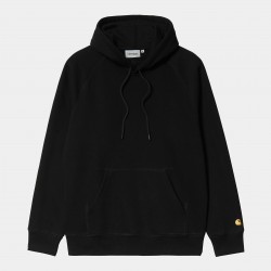 SWEAT CARHARTT WIP CHASE HOODED - BLACK GOLD