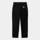 PANTALON CARHARTT WIP SINGLE KNEE - COTTON BLACK RINSED