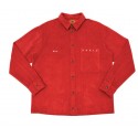 CHEMISE WORBLE BUTTON UP LS - CORD RED