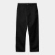 PANTALON CARHARTT WIP SIMPLE - BLACK RINSED