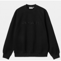 SWEAT CARHARTT WIP SWEAT CREW - BLACK BLACK