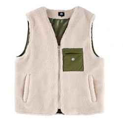 VESTE MAGENTA SHERPA UNDERVEST - NATURAL