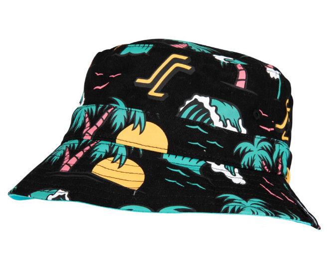 Bob Santa Cruz Youth Hat Paradise Repeat Bucket Black