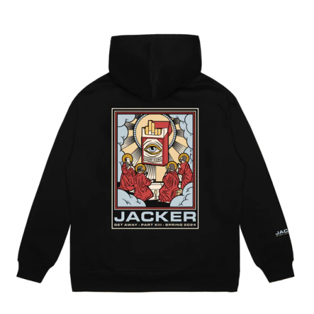 SWEAT JACKER PASSIO GARO - BLACK