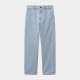 PANTALON CARHARTT WIP SINGLE KNEE PANT - BLUE HEAVY STONE BLEACHED