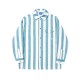 CHEMISE HELAS LINER LS SHIRT - WHITE BLUE