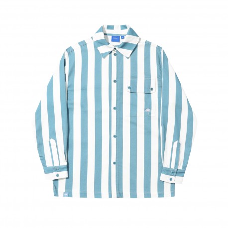 CHEMISE HELAS LINER LS SHIRT - WHITE BLUE