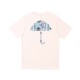 T-SHIRT HELAS BRUSH TEE - PASTEL PINK