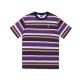 T-SHIRT HELAS RAYURES TEE - PURPLE BLACK