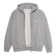 SWEAT POLAR DEFAULT ZIP HOODIE - HEATHER GREY