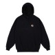 SWEAT MAGENTA LE REVE HOODIE - BLACK 