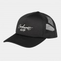 CASQUETTE CARHARTT WIP SIGNATURE TRUCKER CAP - BLACK WHITE