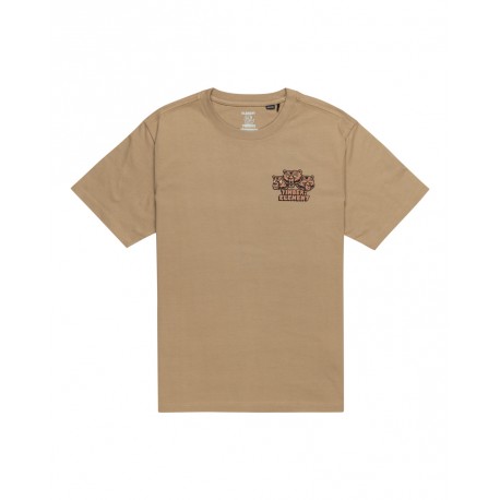 T-SHIRT ELEMENT X TIMBER BEAR WITH ME SS - KHAKI