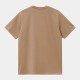 T-SHIRT CARHARTT WIP CHASE - PEANUT GOLD