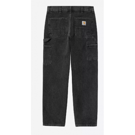 PANTALON CARHARTT SINGLE KNEE - BLACK STONE WASHED