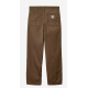 PANTALON CARHARTT SINPLE PANT - CHOCOLATE RINSED