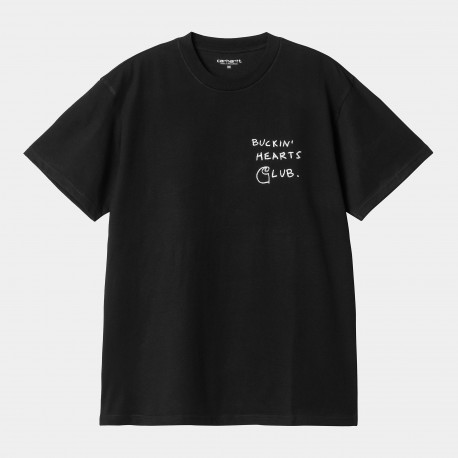 T-SHIRT CARHARTT WIP PEPE B.H.C. - BLACK