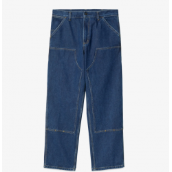 PANTALON CARHARTT WIP DOUBLE KNEE - BLUE STONE WASHED