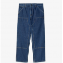 PANTALON CARHARTT WIP DOUBLE KNEE - BLUE STONE WASHED