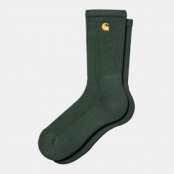 CHAUSSETTES CARHARTT WIP CHASE SOCKS - SYCAMORE TREE GOLD