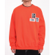 SWEAT VOLCOM FA KEUTCHI CREW - BRIGHT RED