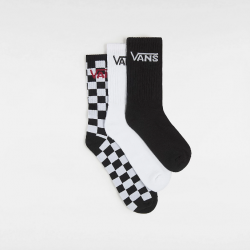 CHAUSSETTES VANS CLASSIC CREW JUNIOR - BLACK WHITE CHECKERBOARD