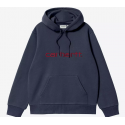 SWEAT CARHARTT WIP HOODED SWEAT - AIR FORCE BLUE MALBEC