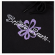 SWEAT WELCOME BRITNEY FLOWER PIGMENT HOODIE BLACK