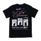 T-SHIRT WELCOME BRITNEY PRINCESS TEE BLACK