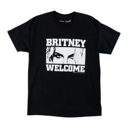 T-SHIRT WELCOME BRITNEY TILL THE WORLD ENDS TEE BLACK