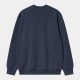 SWEAT CARHARTT WIP SWEAT CREW - AIR FORCE BLUE MALBEC