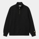 SWEAT CARHARTT WIP CHASE NECK ZIP - BLACK GOLD