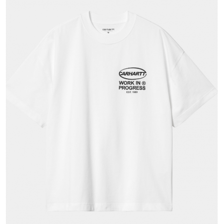 T-SHIRT CARHARTT WIP BODY OF WORK - WHITE