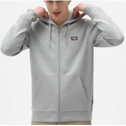 SWEAT DICKIES OAKPORT ZIP HOODIE - GREY