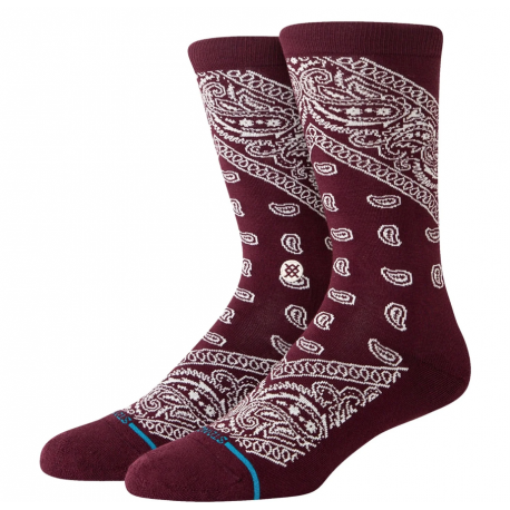 Chaussettes Stance Barrio Crew Wine