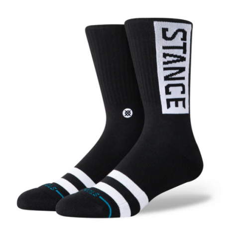 CHAUSSETTES STANCE OG CREW - BLACK