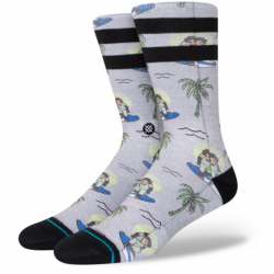 CHAUSSETTES STANCE SURFING MONKEY CREW - WHITE