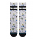 CHAUSSETTES STANCE SURFING MONKEY CREW - WHITE