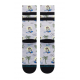 CHAUSSETTES STANCE SURFING MONKEY CREW - WHITE