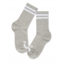 CHAUSSETTES POLAR HAPPY SAD SOCKS - HEATHER GREY