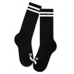 CHAUSSETTES POLAR HAPPY SAD SOCKS LONG - BLACK