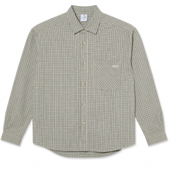 CHEMISE POLAR MITCHELL SHIRT LS - CREME CHECK