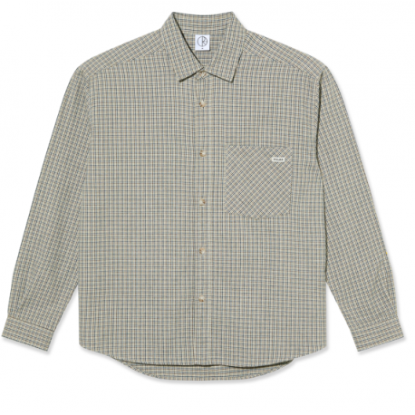 CHEMISE POLAR MITCHELL SHIRT LS - CREME CHECK