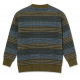 SWEAT POLAR GEORGE SWEATER - BLUE GREEN STRIPE