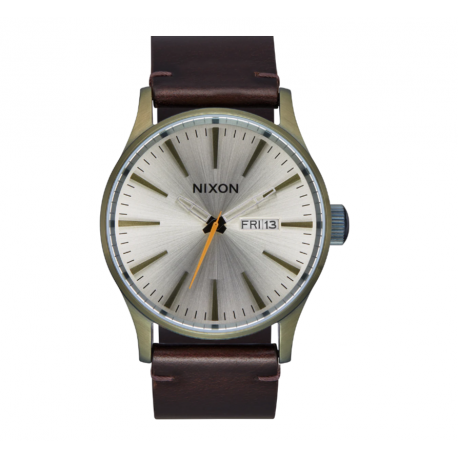 MONTRE NIXON SENTRY LEATHER - VINTAGE WHITE SURPLUS