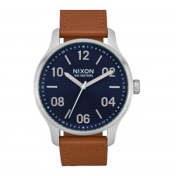 MONTRE NIXON PATROL LEATHER - NAVY SADDLE